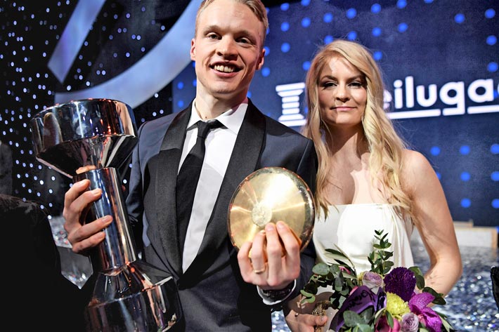 Iivon ja Saanan kotona ei hiihdosta juuri puhuta. – Toki hän tukee minua ja mahdollistaa tämän kaiken.