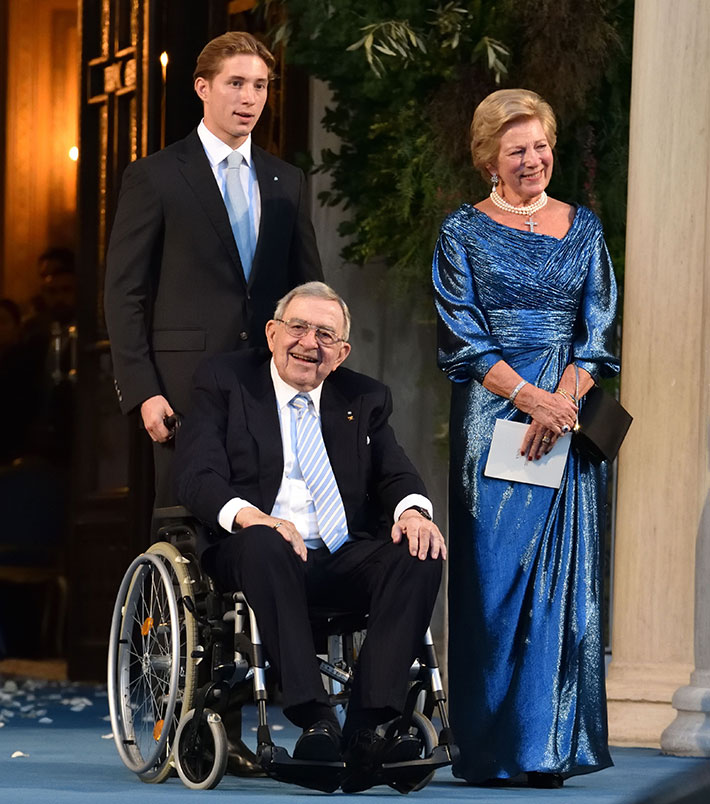 Kreikan ex-hallitsijapari Konstantin ja Anne-Marie