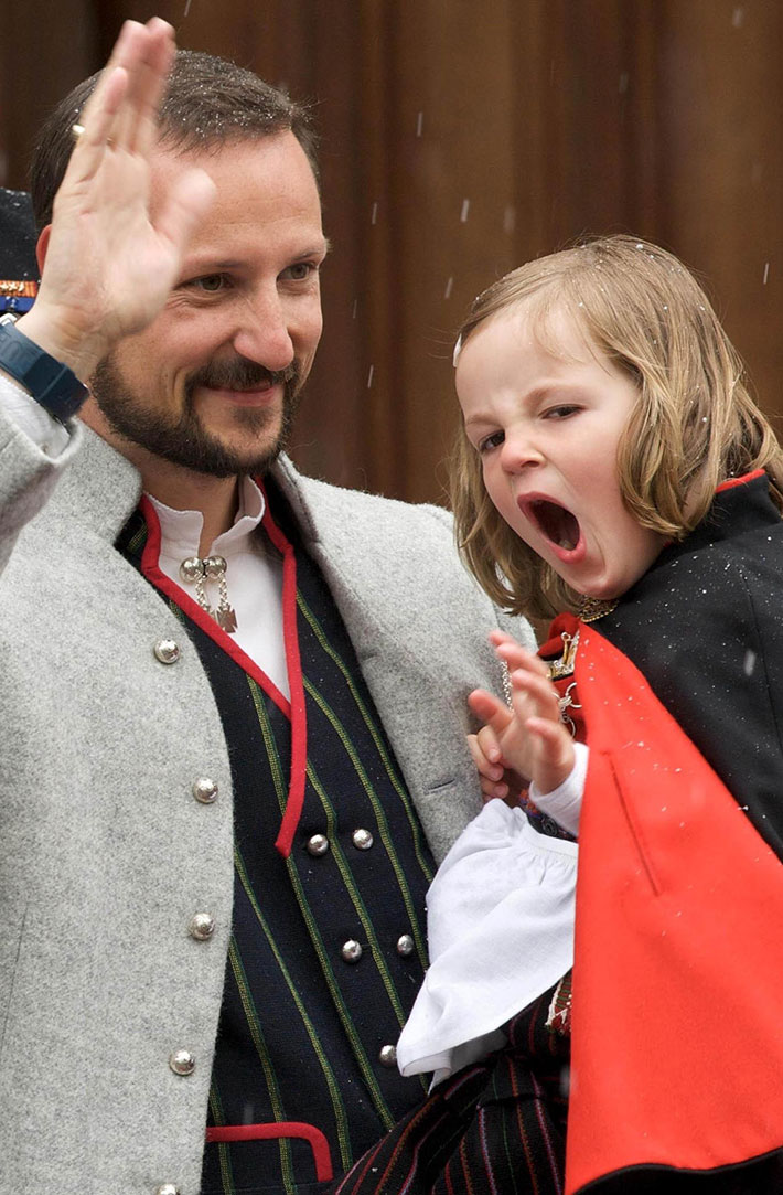 Norjan kruununprinssi Haakon ja prinsessa Ingrid