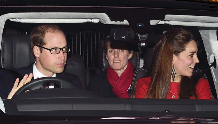 Cambridgen herttuapari William ja Catherine sekä Maria Teresa Turrion Borrallo