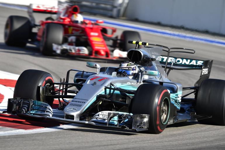 Tämän F1-auton Valtteri sai Mersulta omakseen. Läksiäislahjan hinta huitelee useissa miljoonissa euroissa.