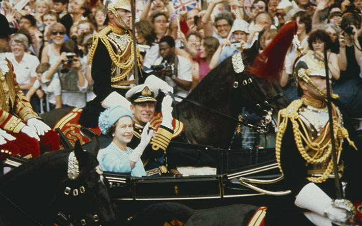 Kuningatar Elisabet ja prinssi Philip