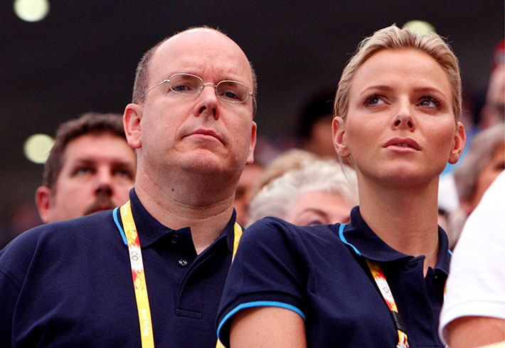 Monacon ruhtinas Albert ja Charlene Wittstock