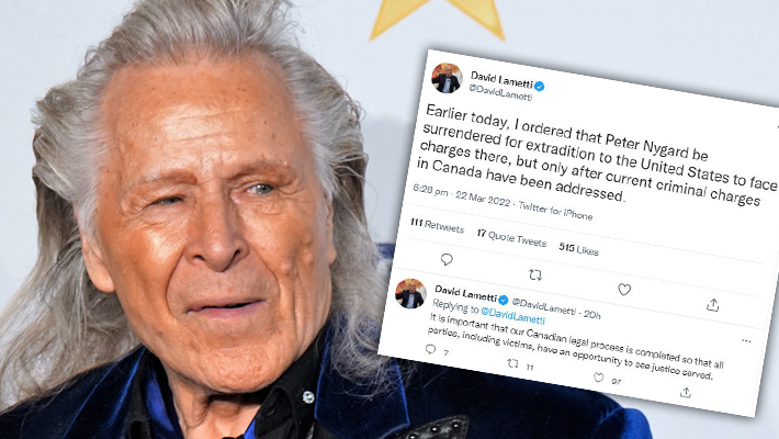 Peter Nygård ja Lamettin tviitti