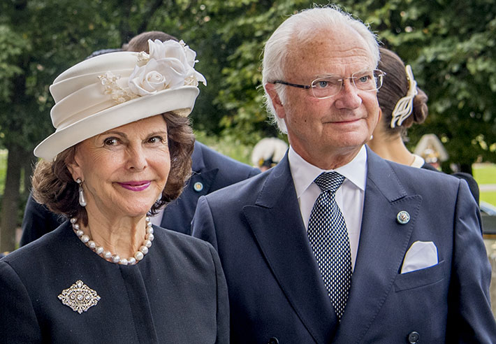 Ruotsin hallitsijapari Kaarle Kustaa ja Silvia