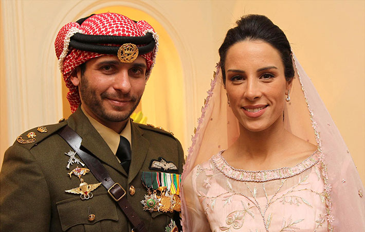 Jordanian prinssipari Hamzah ja Basmah