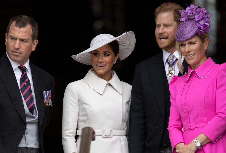 Sussexin herttuapari Harry ja Meghan, Peter Phillips ja Zara Tindall