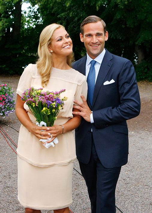 Ruotsin prinsessa Madeleine ja Jonas Bergström