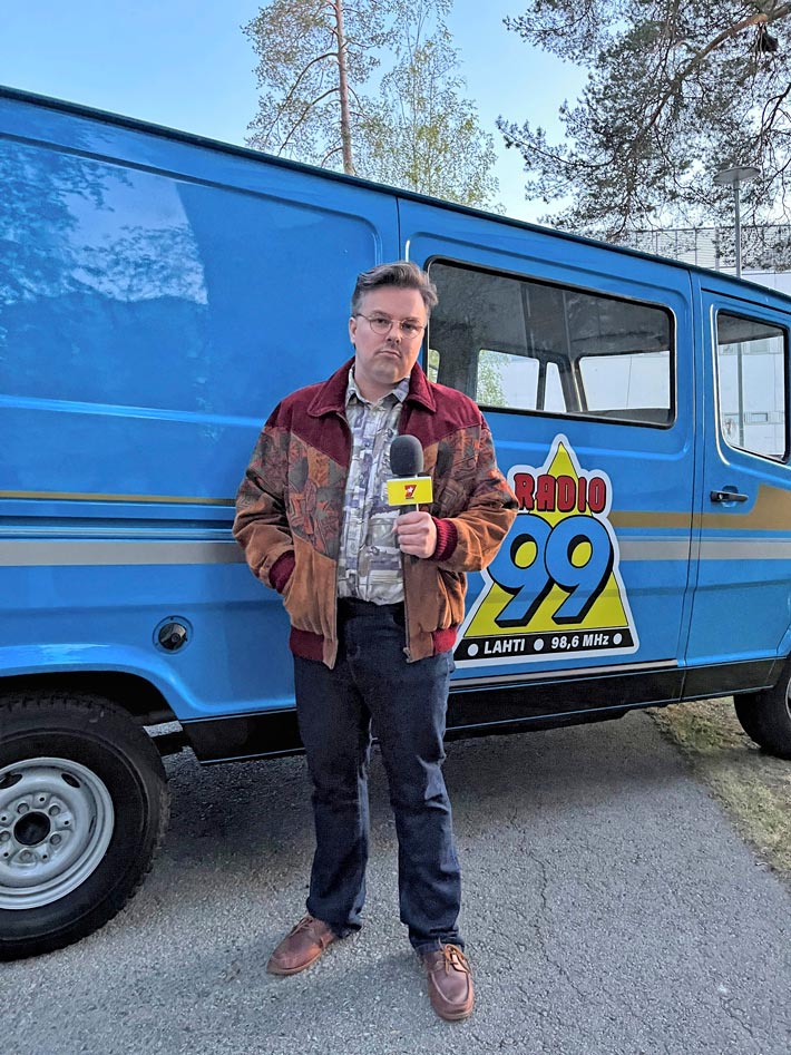 Seiskan erikoistoimittaja Eetu Ampuja esittää tulevassa tv-sarjassa 7 Päivää -lehden reportteria.