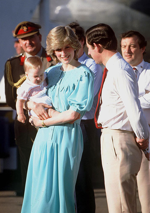 Walesin prinssipari Charles ja Diana sekä prinssi William