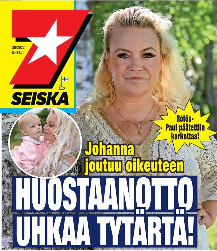 SEISKA 30/2022 Johanna vakuutti viime Seiskassa, ettei ole ikinä vahingoittanut tytärtään. Viranomaisten asiakirjoista selviää kohublondin sortuneen väkivaltaiseen käytökseen äitiään kohtaan sekä päihteisiin.