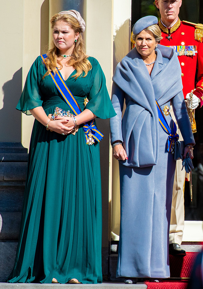 Hollannin kuningatar Maxima ja kruununprinsessa Amalia