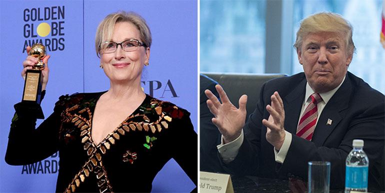meryl streep ja donald trump ovat riidoissa
