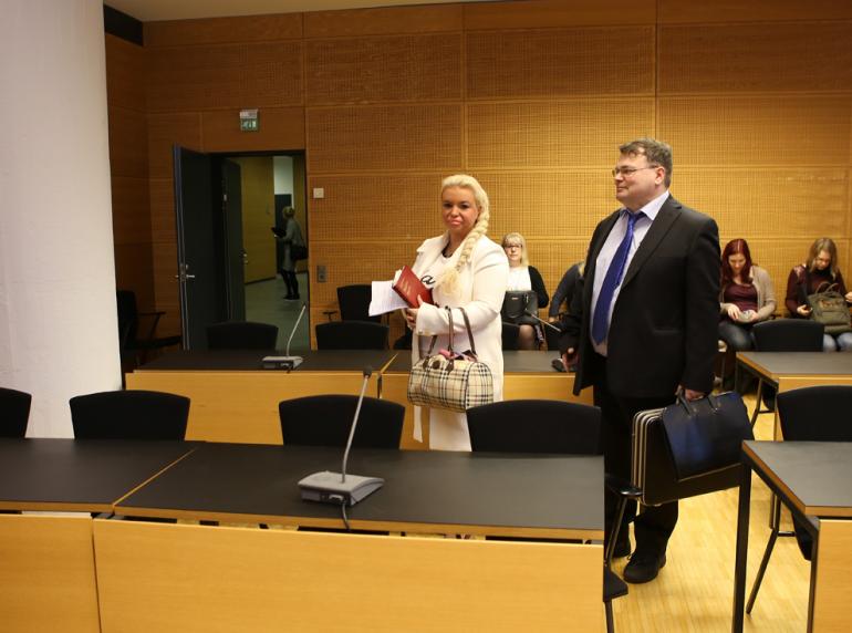 Johanna Tukiainen oikeudessa
