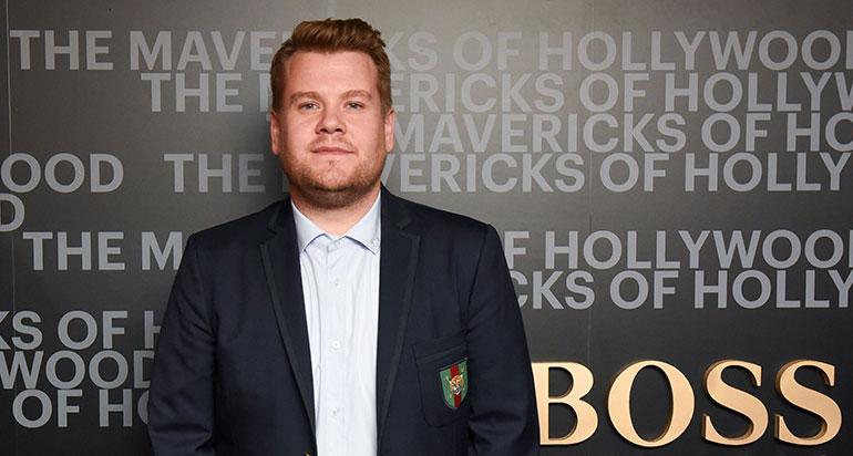 James Corden punaisella matolla