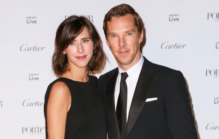 Näyttelijä Benedict Cumberbatch ja ohjaaja Sophien Hunter