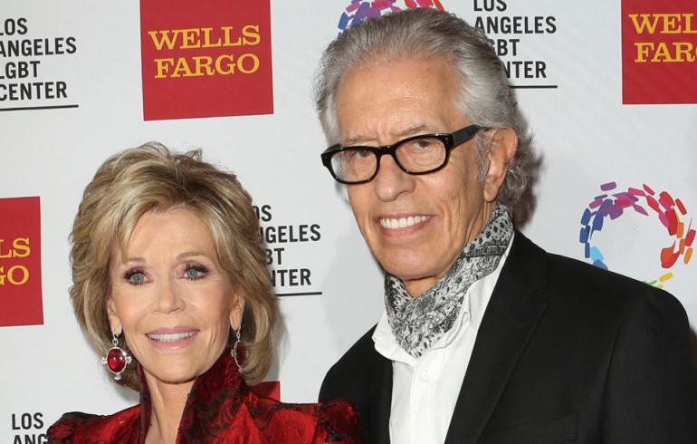 Näyttelijä Jane Fonda ja ex-kumppani Richard Perry