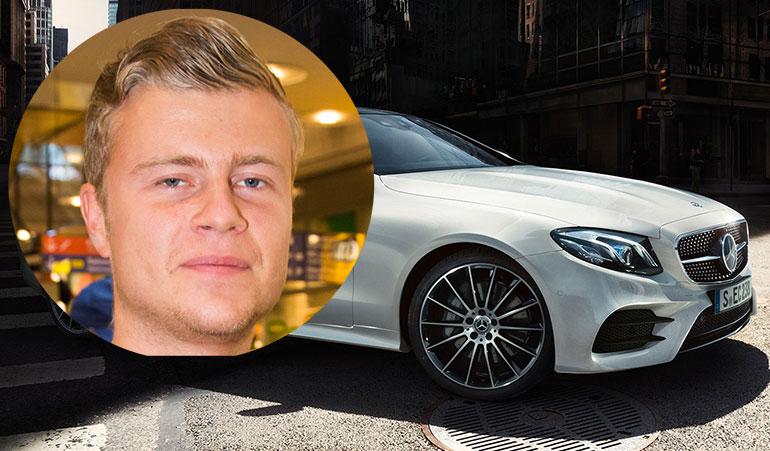 Jens Kyllönen törsäsi Mersuun.