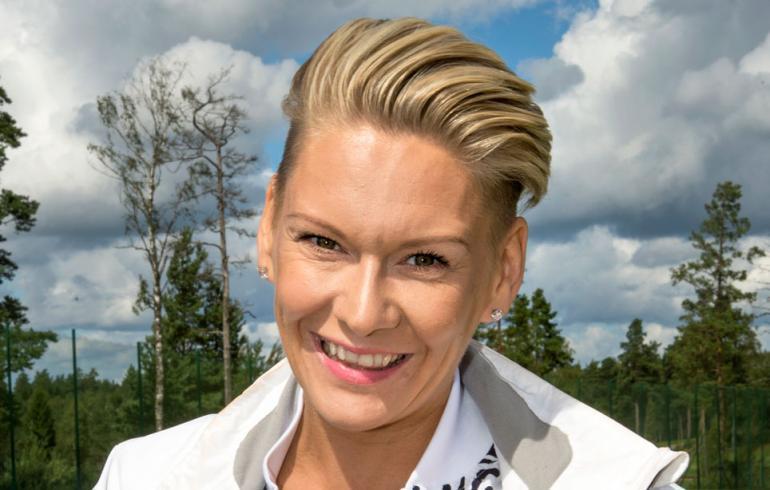 Heidi Sohlberg poseeraa Seiskalle