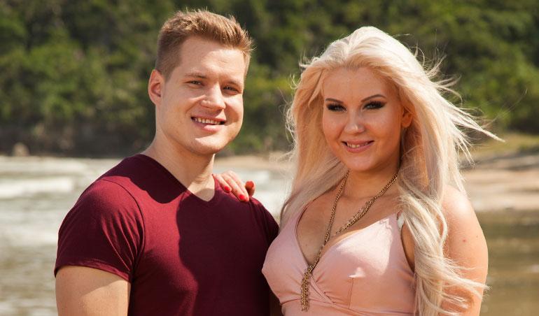 Juuso Lehmusvyöry ja Vilma Karjalainen TIS-saarella