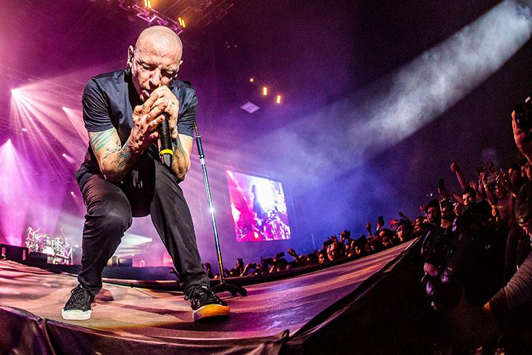Chester Bennington konsertissa