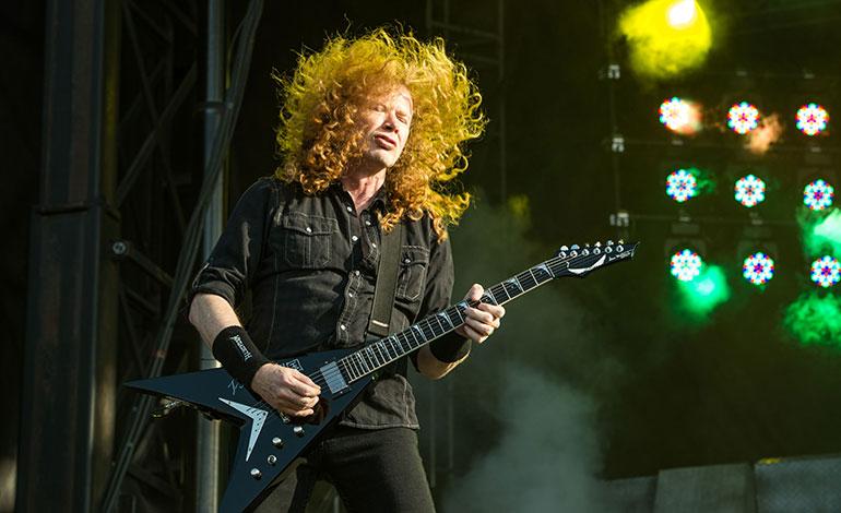 Dave Mustaine keikalla
