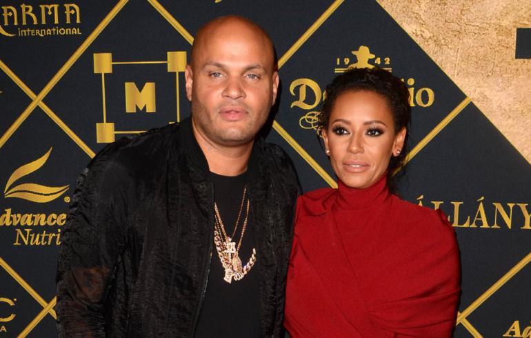 Laulaja Mel B ja Stephen Belafonte