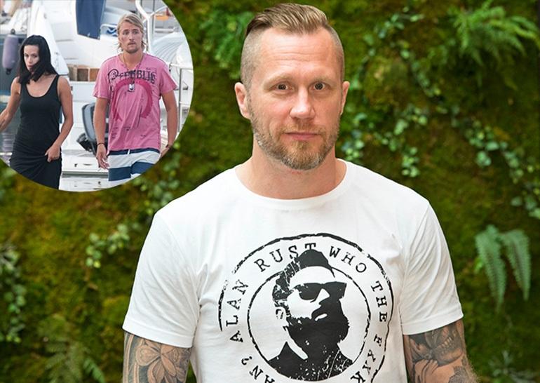 Hannes Hyvönen oli hyvää pataa Stefanin kanssa.