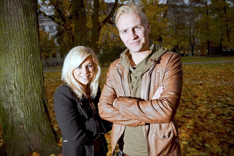 Krista Siegfrids ja Janne Grönroos