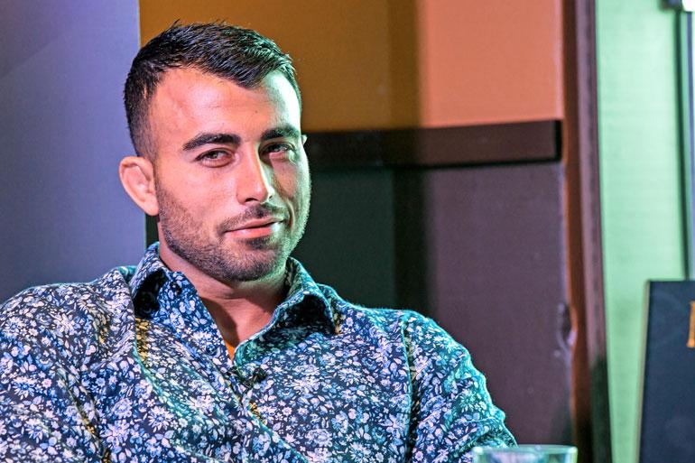 Makwan Amirkhani nähtiin Hesburgerissa.
