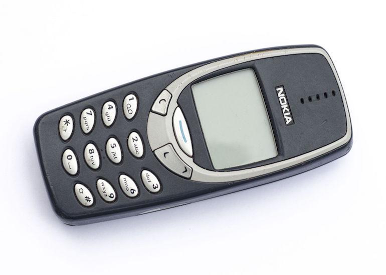 Nokia 3310 oli 2000-luvun alussa suosittu puhelin.