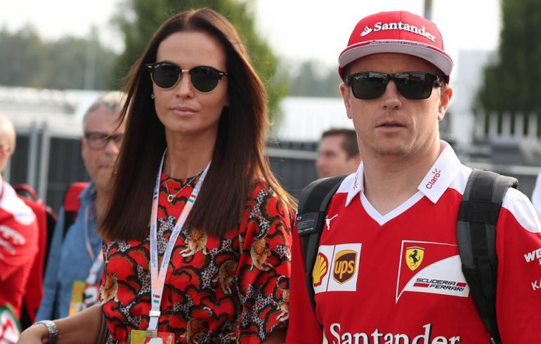Kimi RÄikkönen ja Minttu.