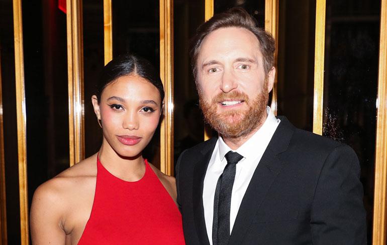 David Guetta ja Jessica Ledon suutelivat.