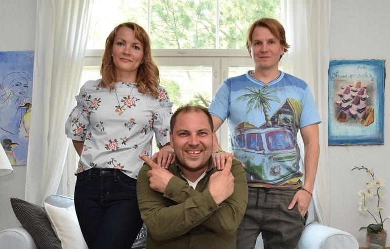 Perttu SIrviö pelasti Hinttalan perheen talon.