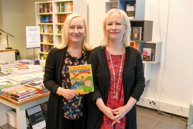 Sinikka ja Tiina Nopolat loivat suosittuja lastenhahmoja.