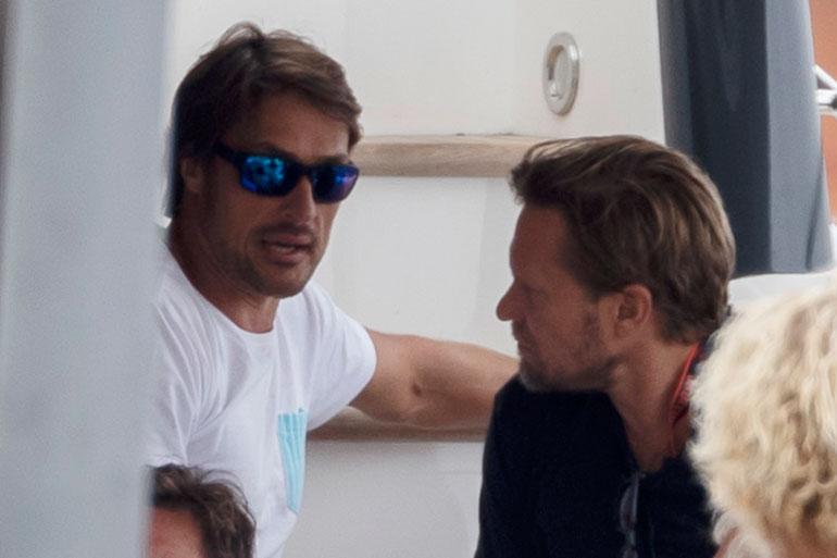 Teemu Selänne ja Kimmo Timonen juhlivat Kuopiossa.