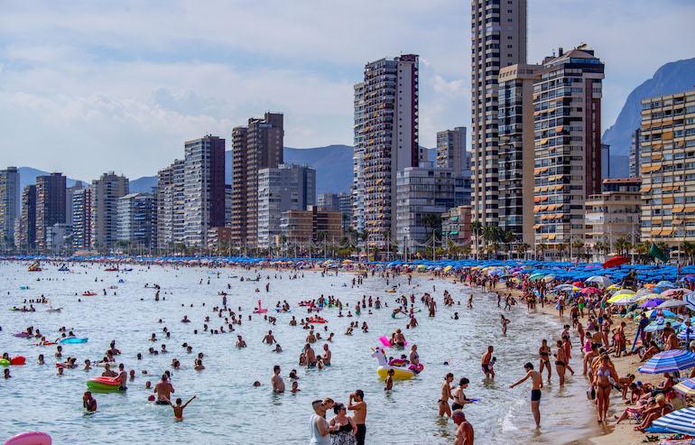 Benidorm on suosittu matkakohde.
