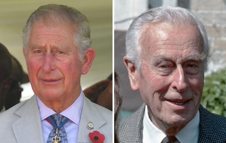 Walesin prinssi Charles ja Louis Mountbatten