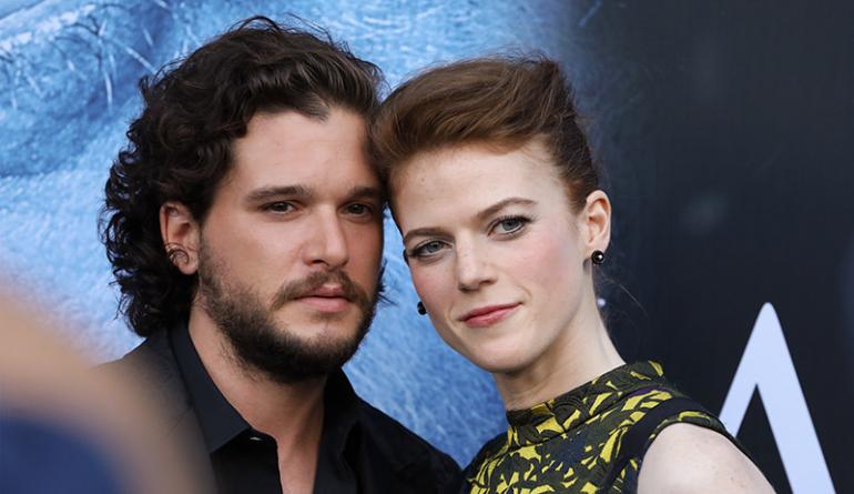 rose leslie ja kit harington