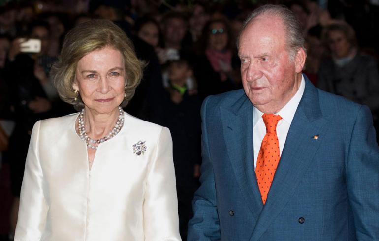 Espanjan kuningas Juan Carlos ja kuningatar Sofia