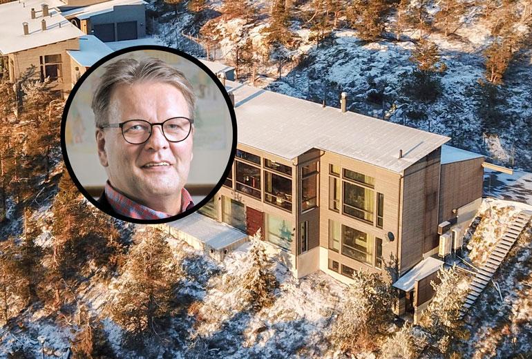 Veikko Lesonen osti hulppean huvilan.