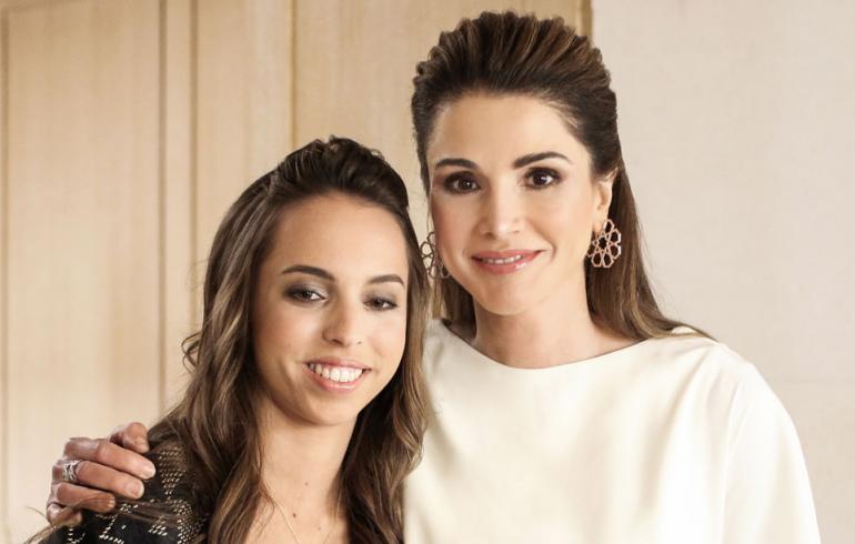 Jordanian kuningatar Rania ja prinsessa Salma