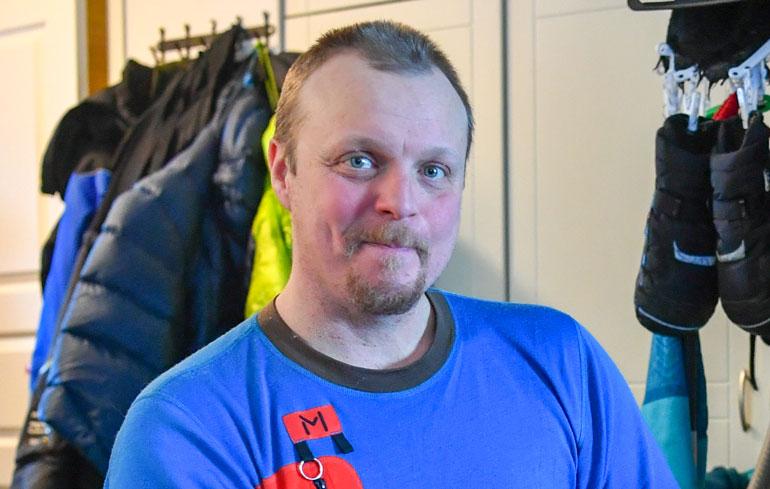 Aki Huhtanen muutti Oulusta Lappiin.