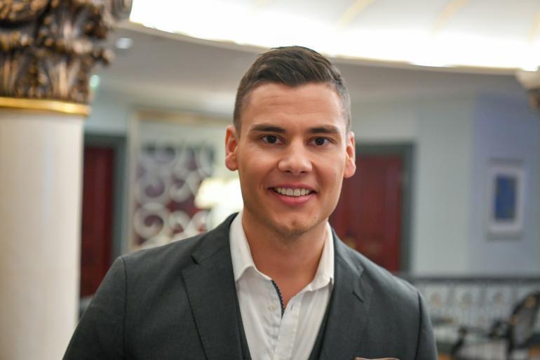 Christoffer "Toffe" Forsman on Suomen Bachelor 2019.