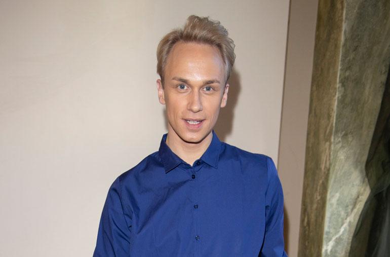 Christoffer Strandberg asuu Siuntiossa.