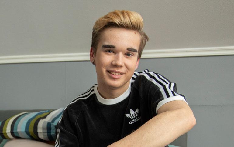 Luka on Suomen nuorin drag-tähti.