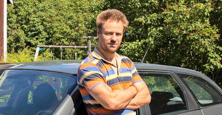 Erkki Koistinen joutui onnettomuuteen.