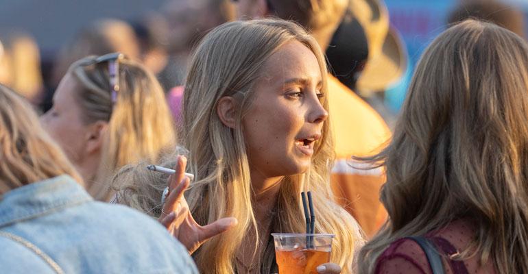 Sabina Särkkä juhli polttareitaan monta päivää.