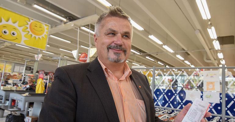 Jari Hyvönen jäi ilman Eurojackpot-voittoa.