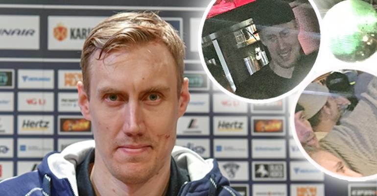 Marko Anttila tulkitsi karaokea.